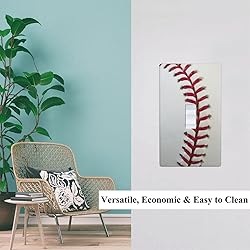 Pznen Baseball Stitching 1 Gang Wall Plate Single