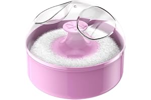 Body Powder Puff Empty Loose Box Cosmetic with Container Case Large Infant