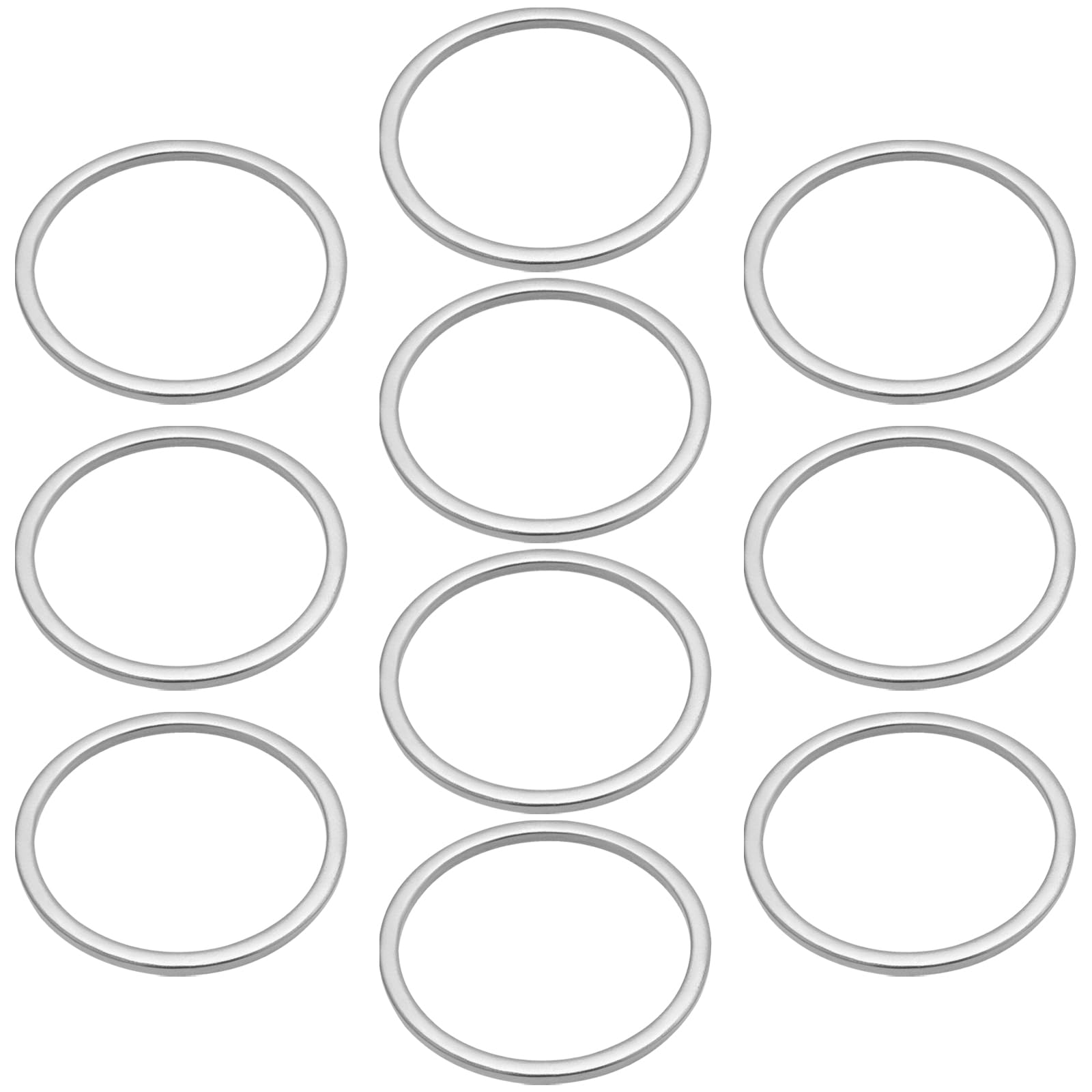 eMagTech 10pcs Saw Reducing Rings 25.4 to 22.2mm Saw Blade Bore Bushes Bushing Washers Saw Blade Spacers for Cutting Disc Woodworker Tools