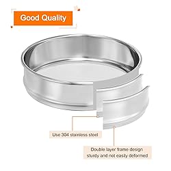 PATIKIL 130 Mesh Lab Sieve, 8" Diameter Test Sieve