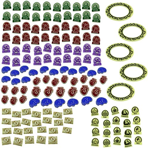 LITKO Game Upgrade Set Compatible with Arkham 3rd Edition, Multi-Colored (150)