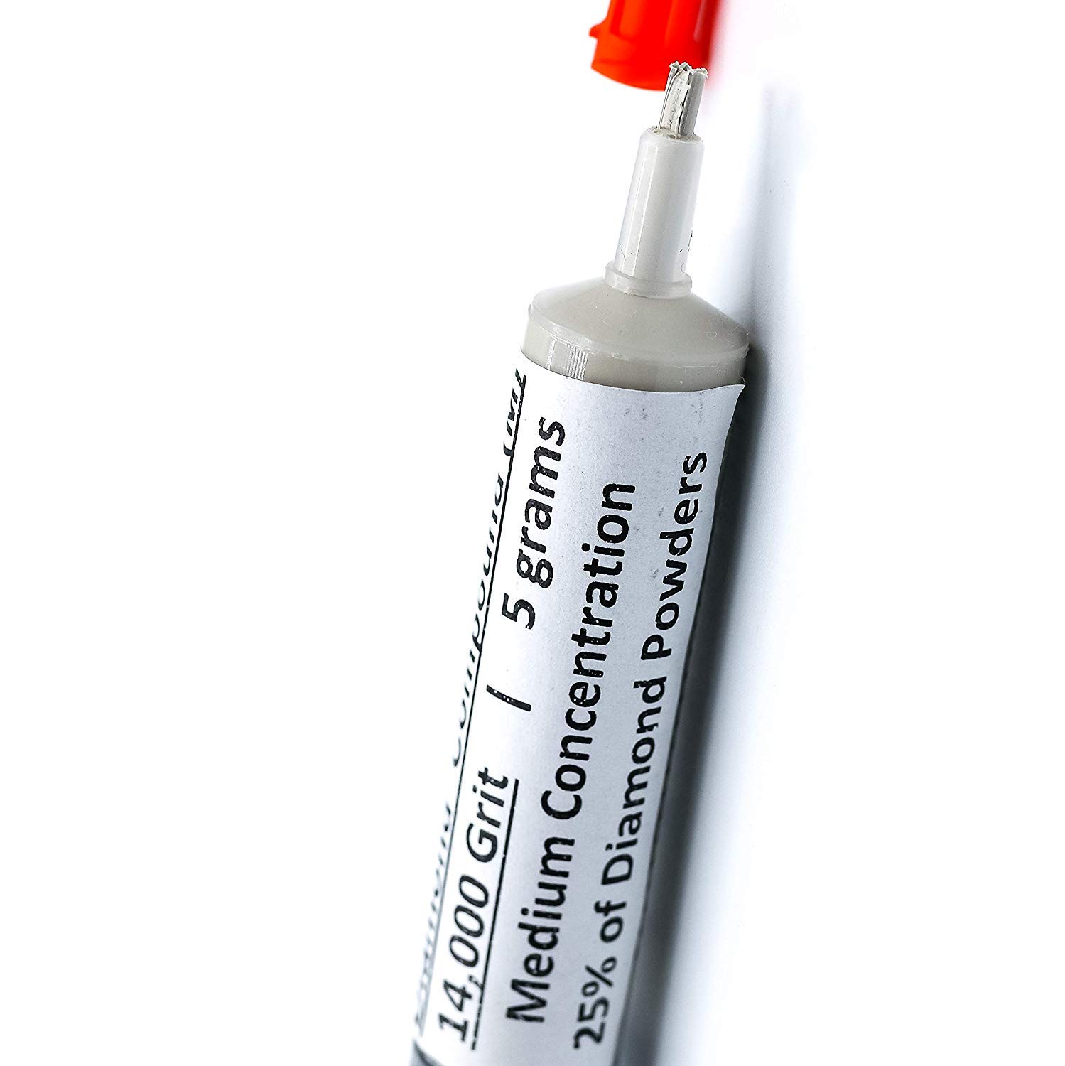 TechDiamondTools Diamond Polishing Compound Polishing Paste 14,000 Grit Mesh 0-1 Microns for Final Polishing 5 Grams with Medium (M) 25% Concentration of Damond Powder