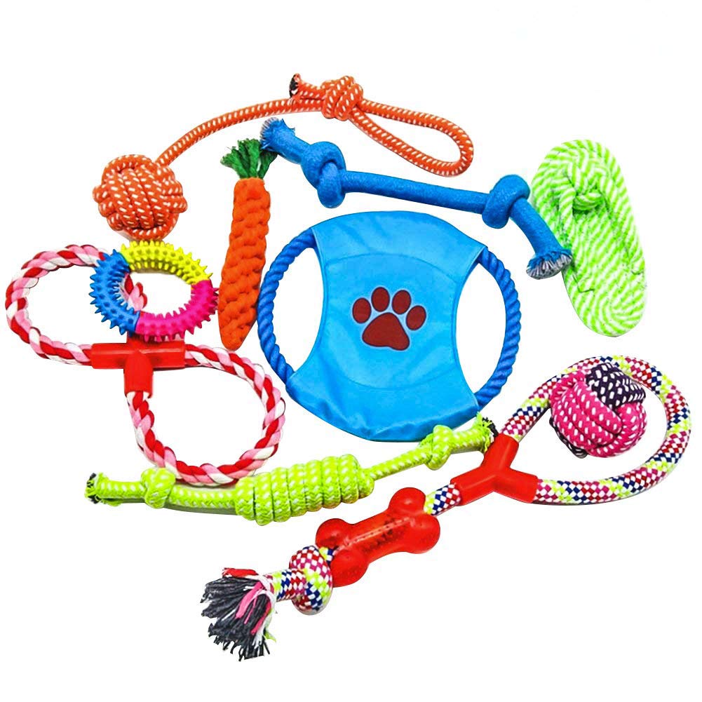 Ciaoed Hundespielzeug für Aggressive Hundekauen-Spielwarengeschenke Interessanter Hund wechselwirkendes Spielwaren für Kleine mittlere große