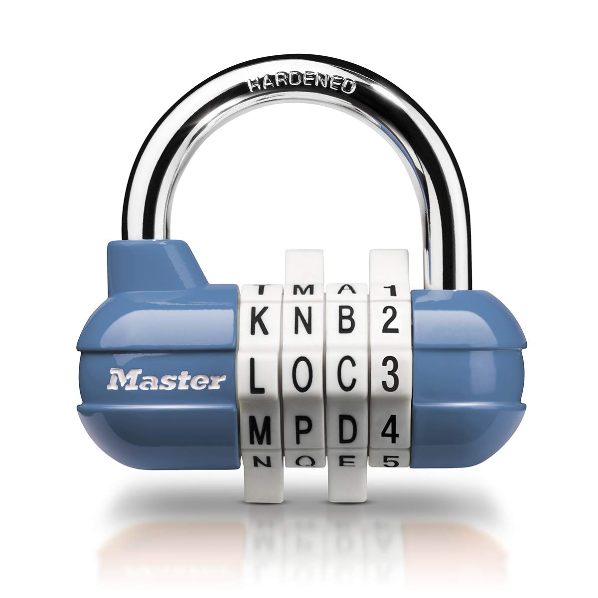 Master Lock 1534EURD Combination Padlock, Random Color, 5.9 x 6.4 x 2.6 cm