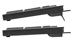 Manhattan Wired Computer Keyboard – Basic Black