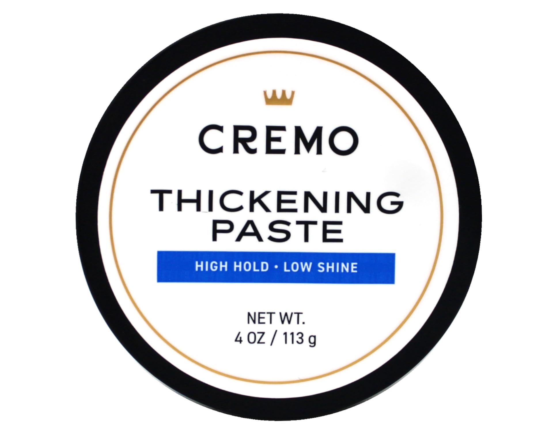 Cremo Premium Barber Grade Hair Styling Thickening Paste, High Hold, Low Shine, 4 Ounce