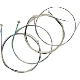 Cello Strings 1 Full Set A-D-G-C Steel Core Nickel Chromium Wound for Size 1/4 1/2 3/4 4/4