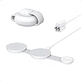 Anker MagSafe Compatible MagGo UFO 3-in-1 Charger, iPhone 16 Wireless Charger Station, Qi2 Certified 15W, Foldable Travel Cha