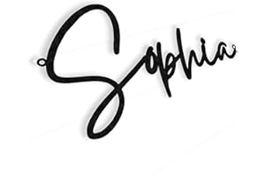 Custom Metal Words - Personalized Laser Cut Names - Script Metal Sign - Baby Name Sign - Metal Wall Art - Home Decor - Weddin