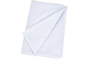 letsinstyle Medium Weight Fusible Bonding Web, 1 m x 6 Yard Woven Cotton Iron-On Fusible Interfacing, White Single-Sided Inte