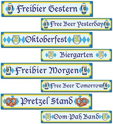 Oktoberfest Sign Cutouts