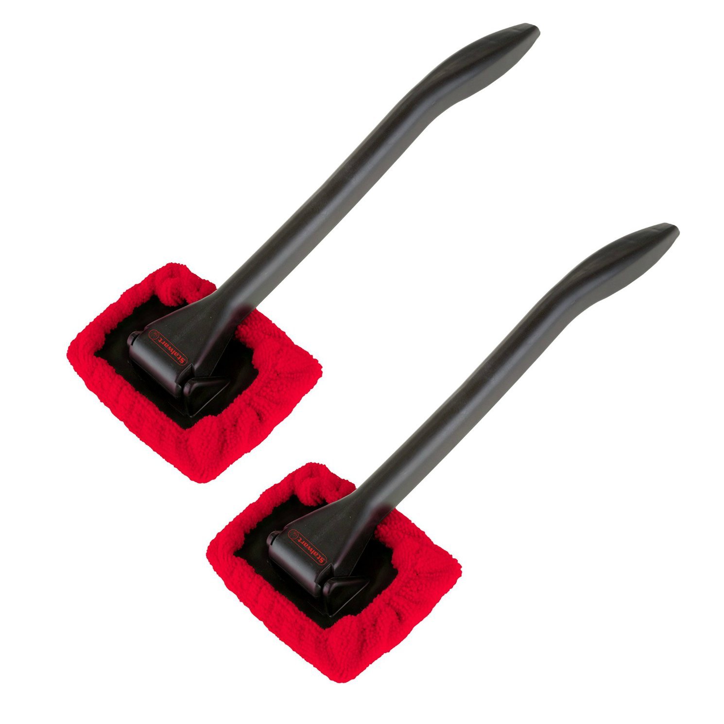 美しい Stalwart Red フロントガラス クリーナー マイクロファイバー布 取っ手と回転頭部 窓ガラスクリーナーツール レッド 75 Car1031 2 B074jjv297 訳ありセール格安 Www Iasesoria Com