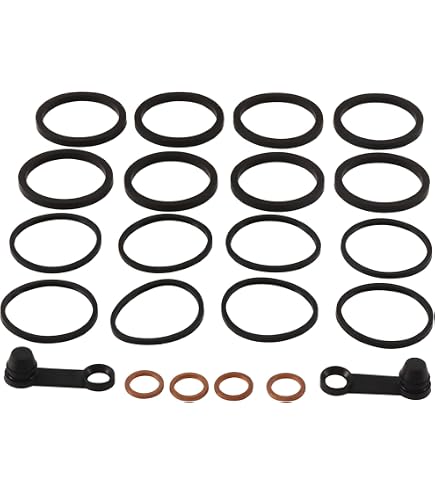 All Balls Racing Caliper Rebuild Kit - Rear Brake Repair For Suzuki GSX-R & Yamaha R1/R6