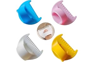 4Pcs DZSYWL Edge Stitch Lock & Sewing Templates (3mm/4mm) for Pinpoint Precision, Perfect for Quilting Templates, Hemming & DIY Sewing Projects. Lightweight, Easy-to-Use – Ideal for Beginners & Pros