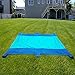 Bezzee Outdoor Beach Blanket Portable Travel Camping Light Weight Extra Large Size Ripstop Parachute Nylon Picnic Mat Sand Free Machine Washable