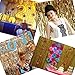 Langxun 3 ft x 8 ft Gold Foil Fringe Curtains | Photo Booth Background for Party, Prom, Birthday, Wedding, Event Decorations ( 2 Pack )