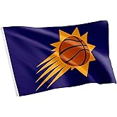 Desert Cactus Phoenix Suns Flag NBA 100% Polyester Indoor Outdoor 3x5 feet National Basketball Association Team Flags (Flag #1)