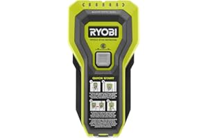 RYOBI Stud Finder with Multiple LED's to Indicate The Full Width of The Stud. One-Handed Operation, ESF5002