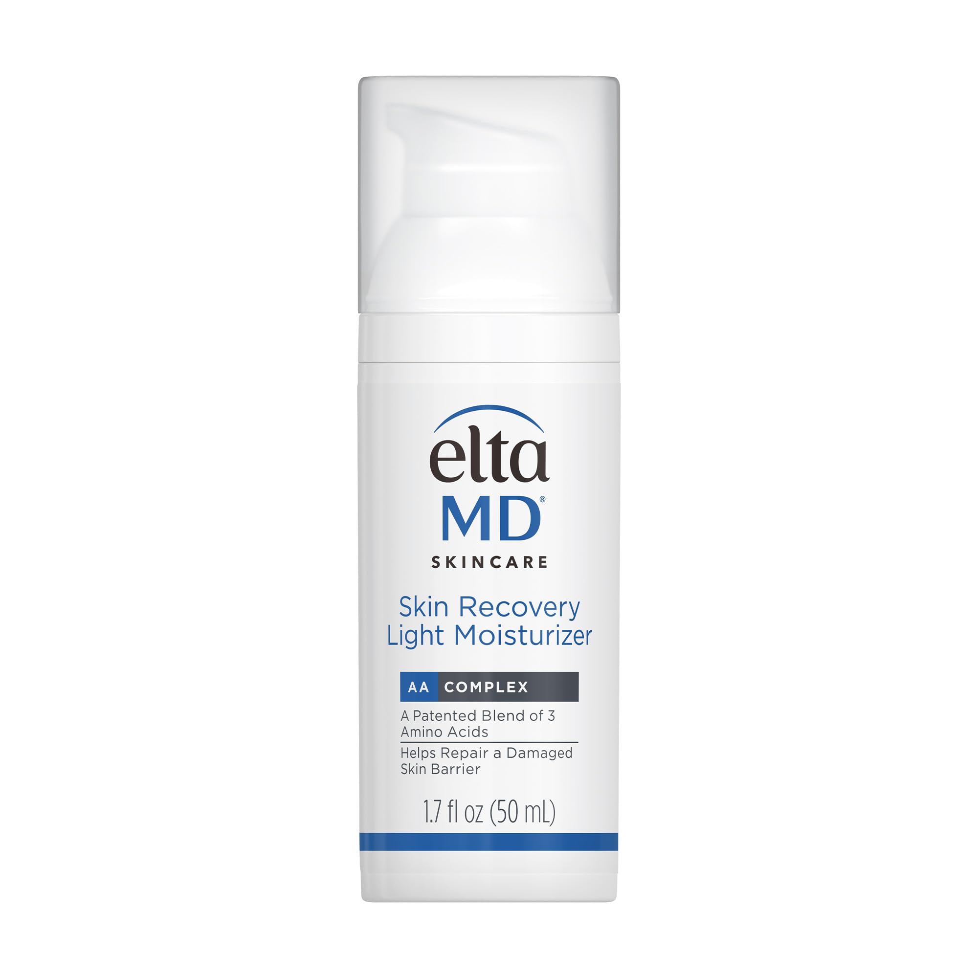 Photo 1 of EltaMD Skin Recovery Light Face Moisturizer for Dry Skin, Oil Free Moisturizer for Face and Acne Prone Skin Care, 1.7 oz Pump