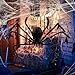 Unomor Halloween Decorations Giant Spider 4.1 Ft Furry Spiders with LED Eyes and Foldable Legs Halloween Outdoor Decorations Hairy Spider