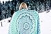 Popular Handicrafts Tapestry Wall Hanging Hippie Ombre Mandala Wall Art Bohemian Hippy Intricate Indian Tapestry 84x90 Inches (215cm x 230cm) Green