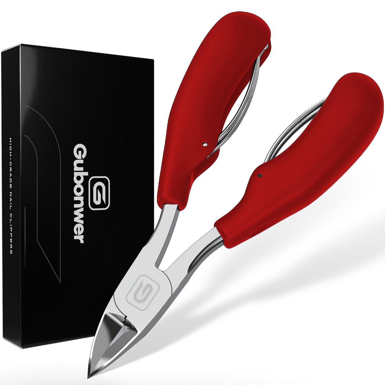 Pedicure Nail Clippers, Professional Thick Toenail Clippers and Ingrown Nail Clippers for Men and Seniors, Pedicure Clippers Toenail Clippers, Heavy Duty Nail Clippers for Thick Toenails