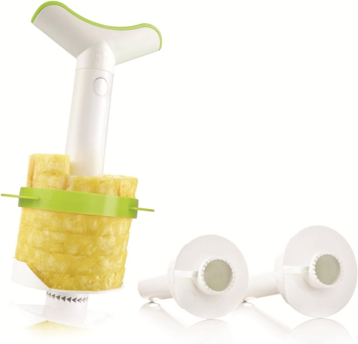 Tomorrow's Kitchen 4-in-1 Pineapple Peeler, Corer, Slicer and Wedger Set of 3