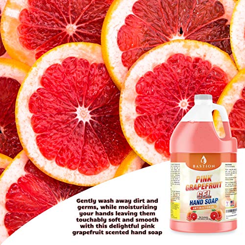 Pink Grapefruit Antibacterial Gel Hand Soap Refill 1 Gallon (128 oz
