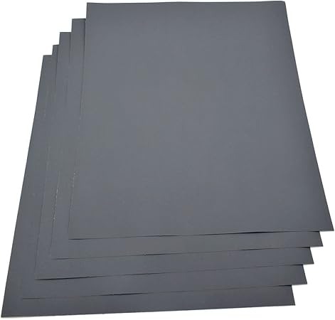 Amazon Com Pack Of 5 Sheets 1500 Grit Sandpaper Waterproof Paper