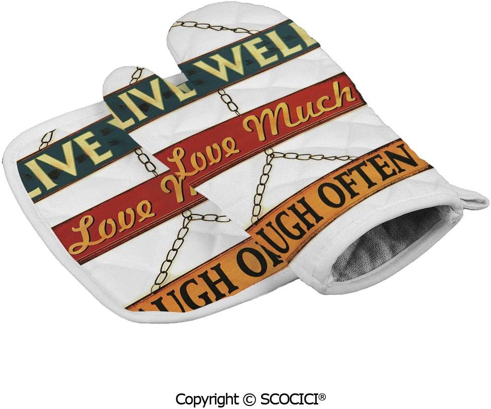 Best Live Laugh Love Oven Mitts