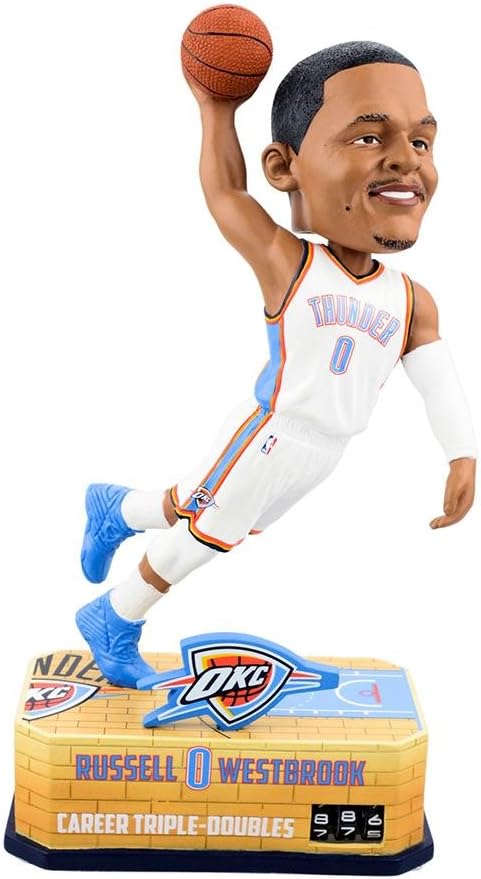 Russell Westbrook (Oklahoma City Thunder) Triple Double Counter Base Bobblehead #/500