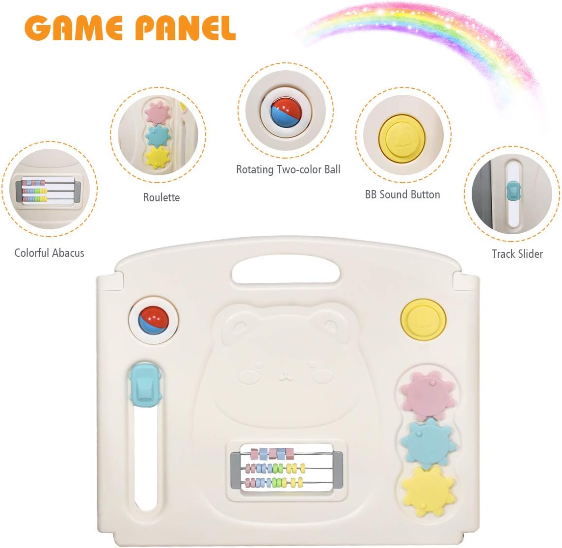 costway foldable baby playpen