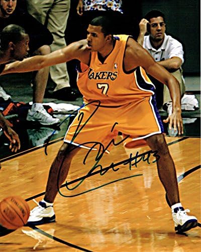 Brian Cook Signed 8x10 Autograph Photo Photograph Lakers Defending W Coa At Amazon S Sports Collectibles Store
