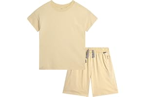 Volcom Toddler Boy Shorts Set - 2 Piece Short Sleeve Graphic Tees and Shorts for Boys - Toddler & Little Boys Summer Outfits