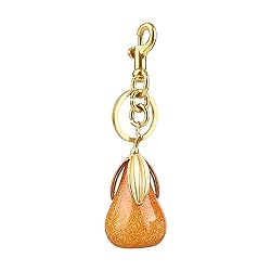 ZACAGO Pear Bag Charm for Women Keychain, Purse