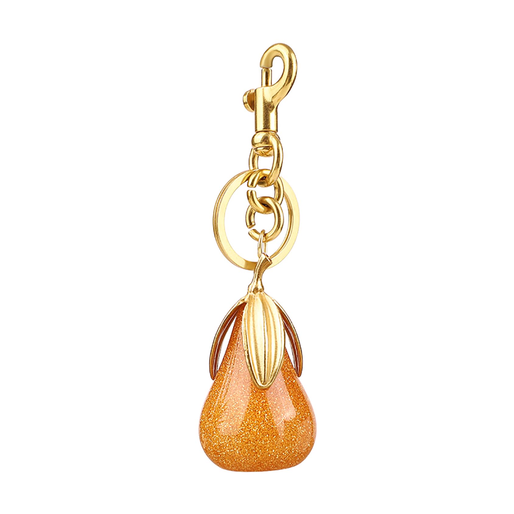 ZACAGO Pear Bag Charm for Women Keychain, Purse