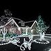Lighting EVER 33ft 240 LED Outdoor Rope Lights Cool White 6000K, 24 V Connectable, Waterproof Clear Tube String Lights for Deck Railing, Patio Ground, Garden, Yard Lawn, Flower Bed Landscape, Camping