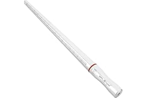 Splenor Tools 14" Solid Stainless Steel Un-grooved Ring Mandrel - for Measuring & Forming Rings - Jewelry Making Tool - Ring Sizer - Size (US 0-16 & UK A-Z6)