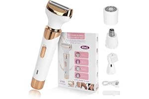 RUIRGO Pluxy Epil Pro 3.0 Women Face Epilator 4 in 1 Rechargeable Women Face Epilator, Armpit, Nose, Eyebrow Hair Remover, Removable and Washable Head