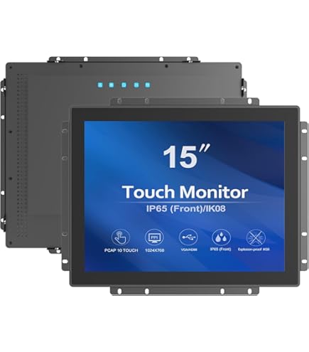 Amazon.com: GreenTouch 15 Inch Open-Frame Touchscreen LCD Monitor