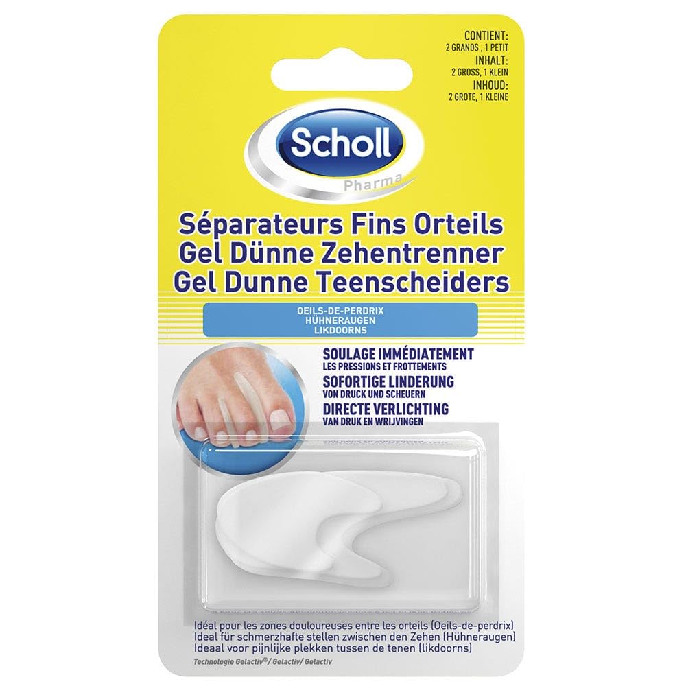 Scholl Set of 3 Fine Toe Separators