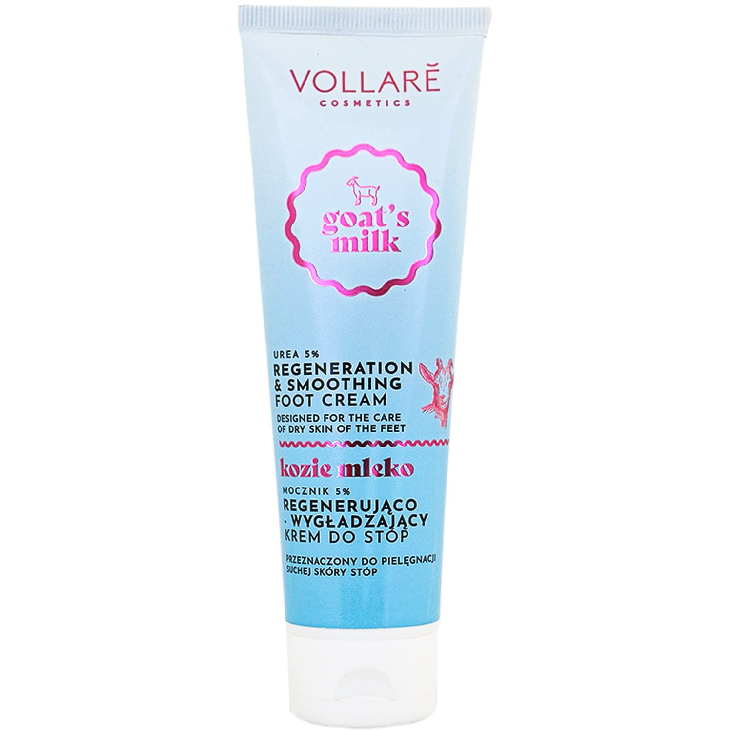 Foot Cream for Dry Feet - Urea Cream Foot Moisturizer with Goat's Milk Proteins - Cracked Heel Treatment Foot Lotion Travel Size