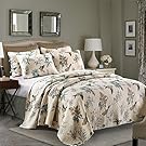 Quilt Set Flying Birds Printing 100% Cotton 3 Pieces Bedding Set,Bedspread Set,Comforter Set-Queen Size