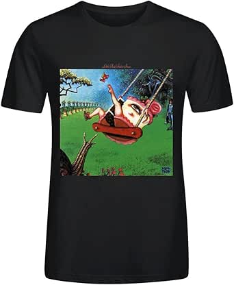 Amazon.com: Little Feat Sailin Shoes Men's T Shirts With Designs Round Neck Black: Clothing