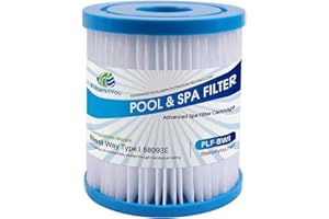 Filters4you- F4Y- PLF-BWI Pool Filter Replacement for Type I 300/330 Gal/H Filter Pump Systems (Pump Model 58511/E Pume) Filter Cartridges, 1 Pack (Pack of 1)