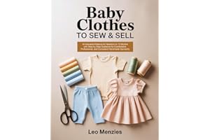 BABY CLOTHES TO SEW & SELL: 40 Adorable Patterns for Newborn to 12 Months with Step-by-Step Guidance for Comfortable, Profess