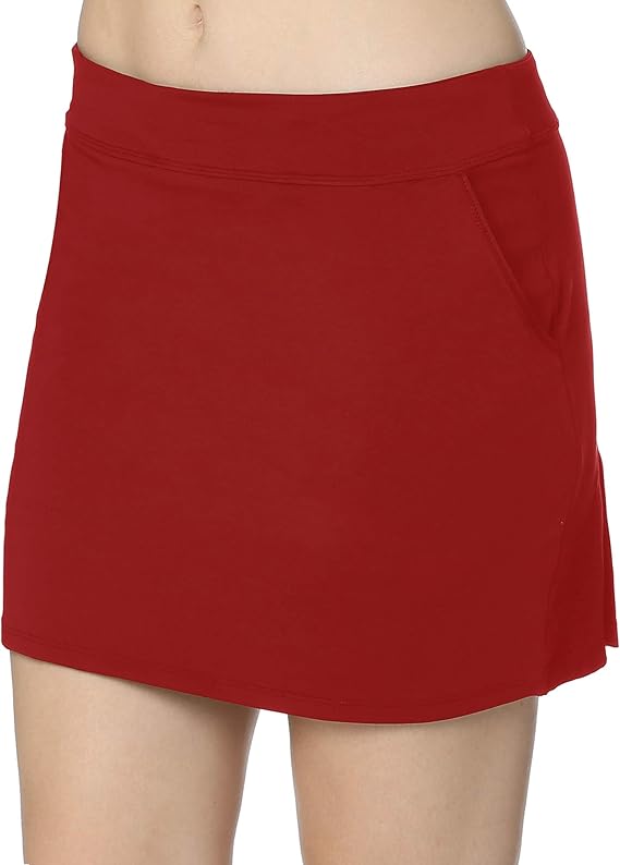 Women's Pleated Golf Skort with Pockets Casual Sports Skirt