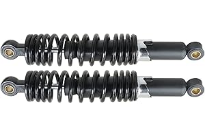GXYWADY 1 Pair 12.5 320mm Motorcycle Universal Rear Shock Absorbers Replacement for Suzuki Yamaha Sportster XL883 1200 90cc 110cc 125cc 150cc Dirt Bike Go Kart Black