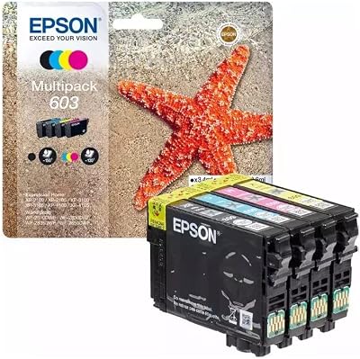 Epson 603 Starfish Original Ink Multipack for Expression Home XP WF Printers