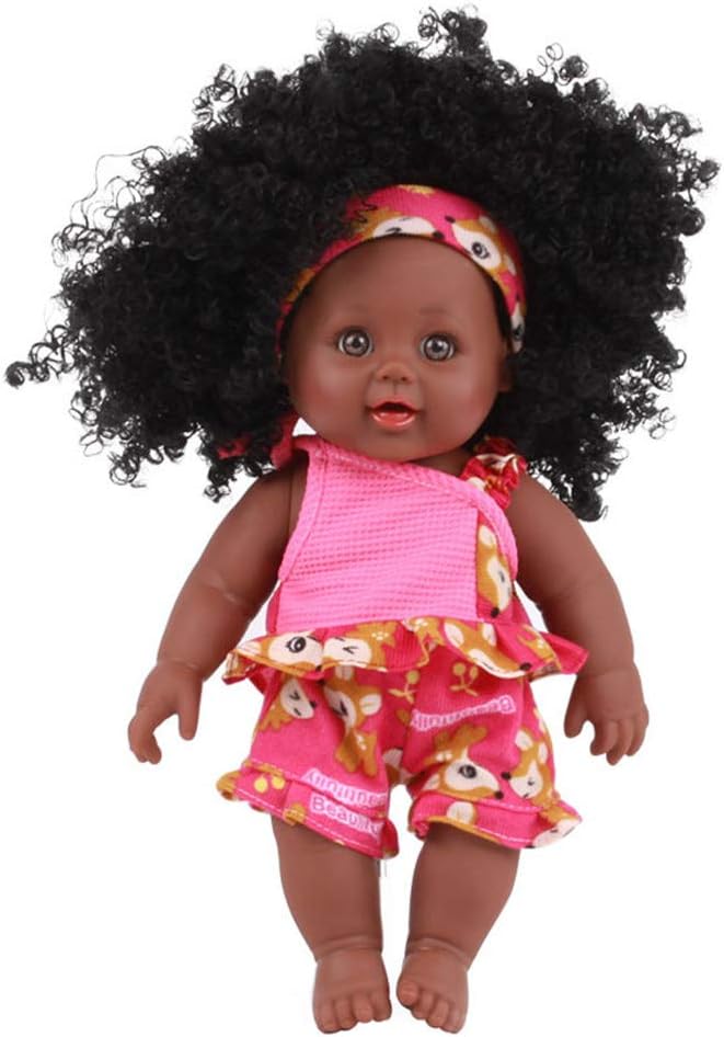 Prezzo Neonata Africano Nero Ragazza realistici 30cm Bambole del Bambino Giocattoli per i Bambini dei Bambini dei Ragazzi delle Ragazze Neonati Corpo Gioca Dolls Vinile,C Offerte